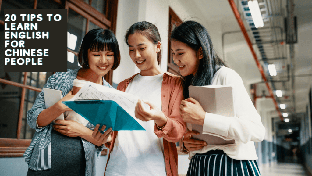 20 Tips to Learn English for Chinese People
